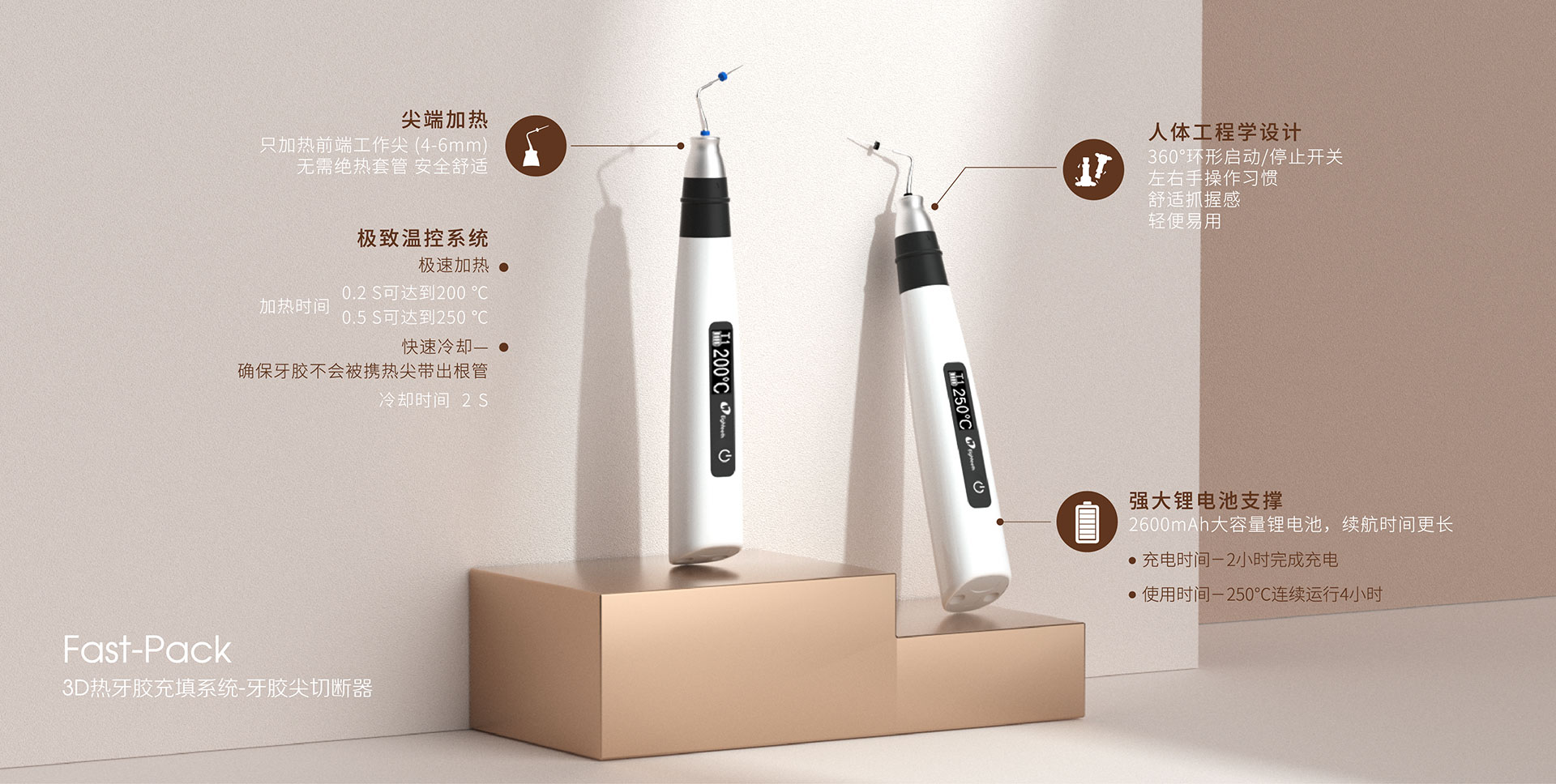 熱牙膠充填系統(tǒng)Fast-Pack(圖3)